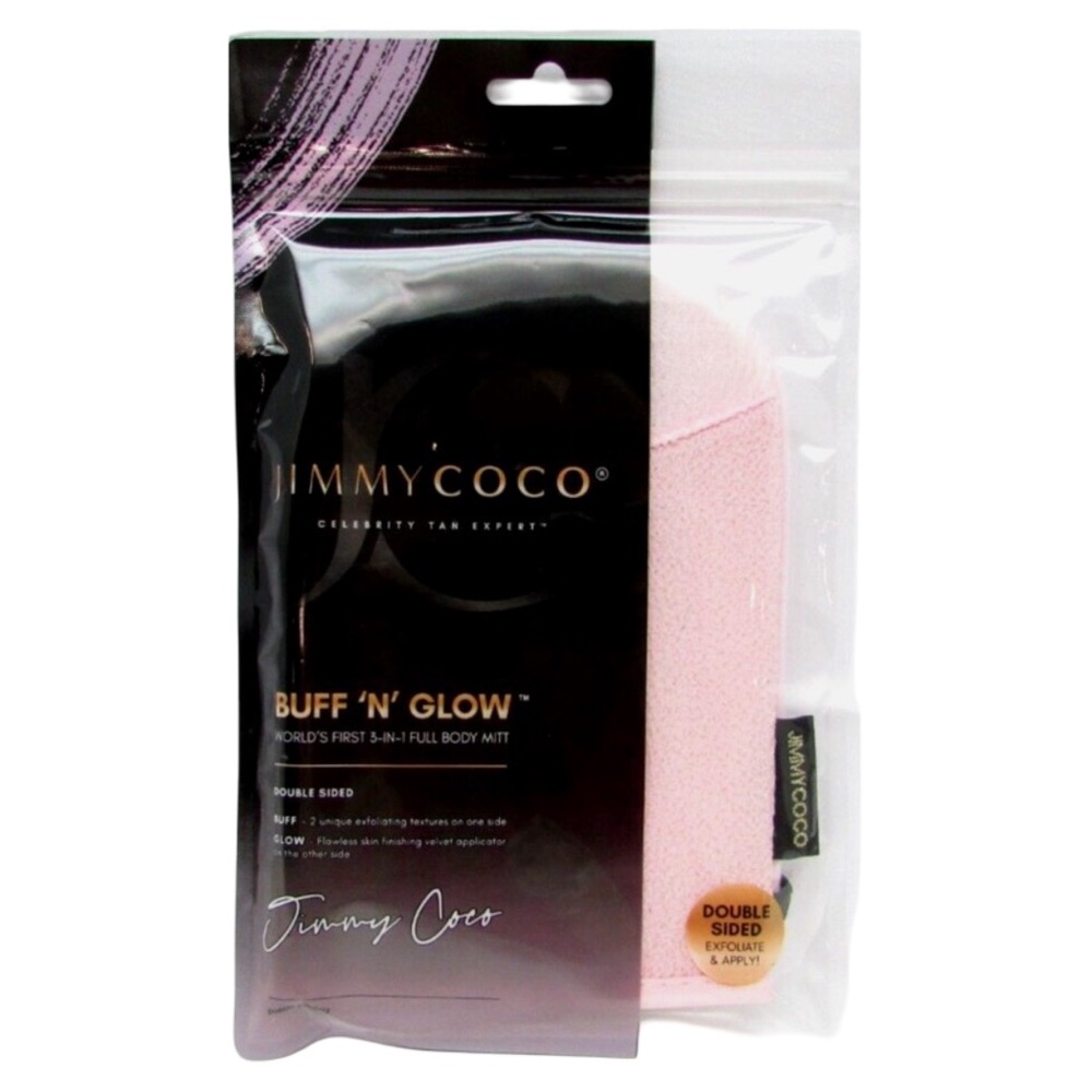 Jimmy Coco Buff 'N' Glow Pink Mitt